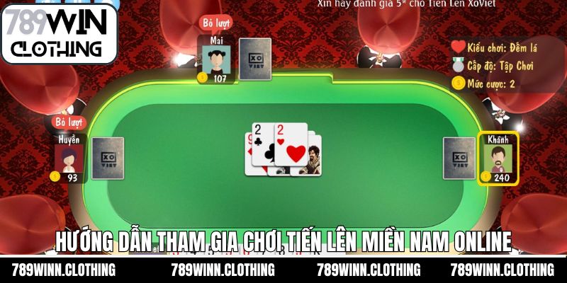 Thao tác trải nghiệm Tiến Lên đơn giản tại 789Win