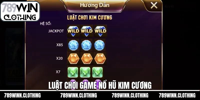 Luật chơi quay hũ Kim Cương tại nhà cái chi tiết