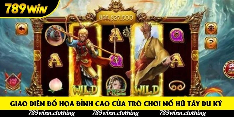 Giao diện đồ họa đỉnh cao của trò chơi Nổ hũ Tây Du Ký 